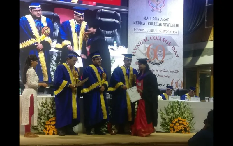 Convocation ceremony, Maulana Azad Medical College